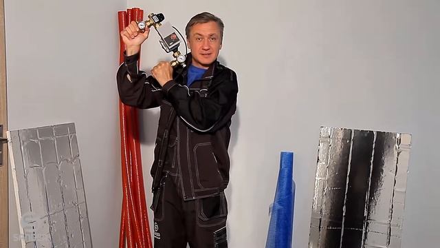 Underfloor heating - Electronic heating pump installation / floor heating смотреть онлайн