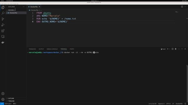 Curso de Docker - 17 Utilizando ARG, ENV e IF no Dockerfile смотреть онлайн