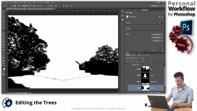 Smart Masking in Photoshop - How to Combine Masks смотреть онлайн