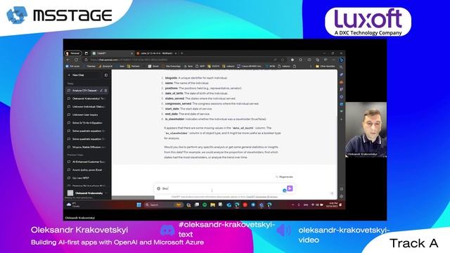 Oleksandr Krakovetskyi | Building AI-first apps with OpenAI and Microsoft Azure смотреть онлайн