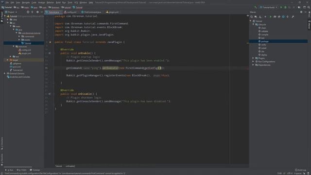 MINECRAFT PLUGIN DEVELOPMENT | #5 Configuration Files! смотреть онлайн