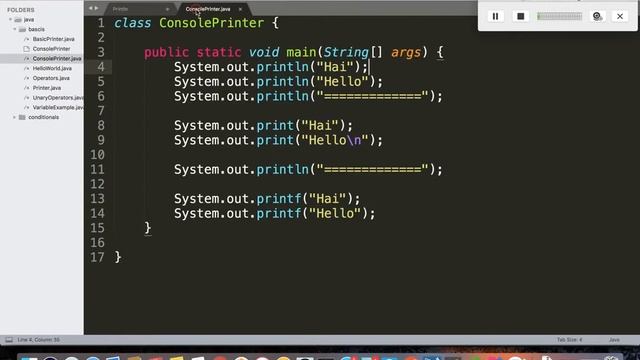 Different Ways Of Printing a statement in Java In Telugu смотреть онлайн