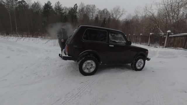 УАЗ 3151, зимняя целена, 3 собаки, и Нивас!!! смотреть онлайн