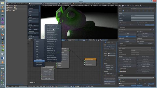 Octane Blender Tutorials - 8 - Subsurface Scattering смотреть онлайн