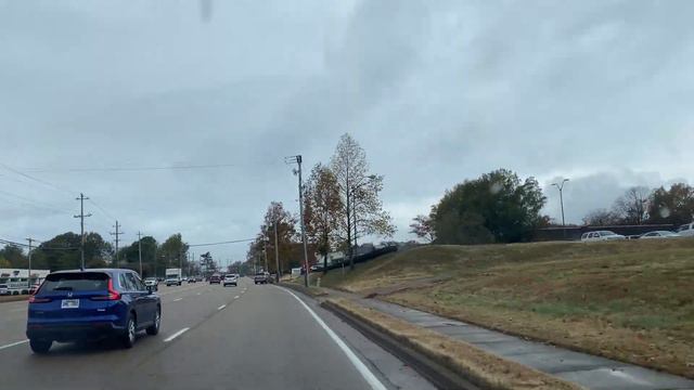 Exiting Bartlett City Hall to Stage Rd Bartlett Tennessee 2023 Towards Bartlett Village смотреть онлайн