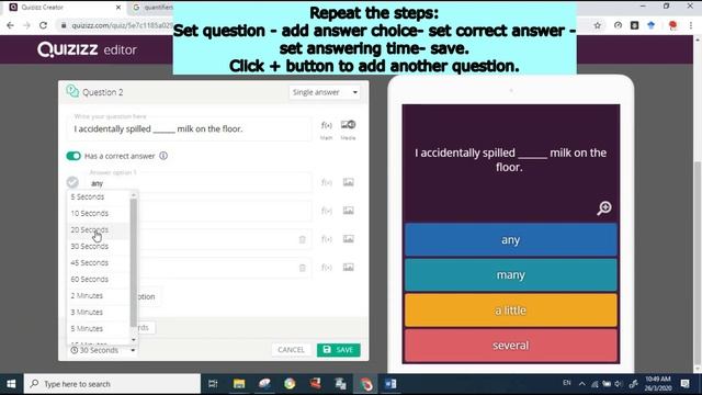How to use Quizizz to make quiz and share it. смотреть онлайн