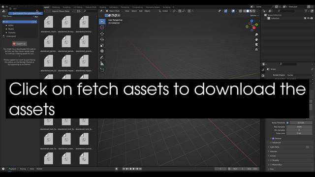 How to download Poly Haven Blender addon for free! смотреть онлайн
