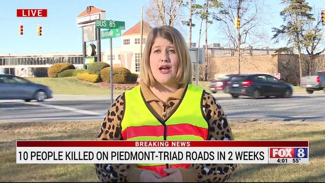 10 people killed on Piedmont Triad roads in 2 weeks смотреть онлайн