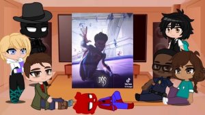 Into the Spider-Verse Reacts to Miles Morales-??(Gacha Club)