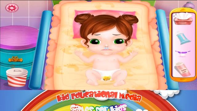 Fun Baby Care Kids Game | Baby Cares Babysitter | Educational Game For Kids смотреть онлайн