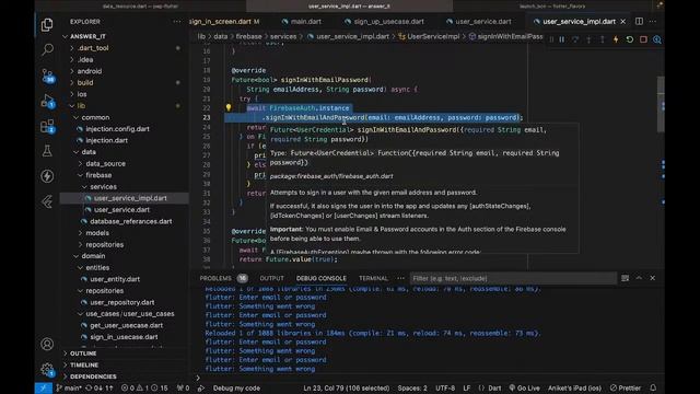 ? Live Session 25: Mastering Firebase Error Handling with Snackbars in Flutter ?️?? | In Hindi смотреть онлайн