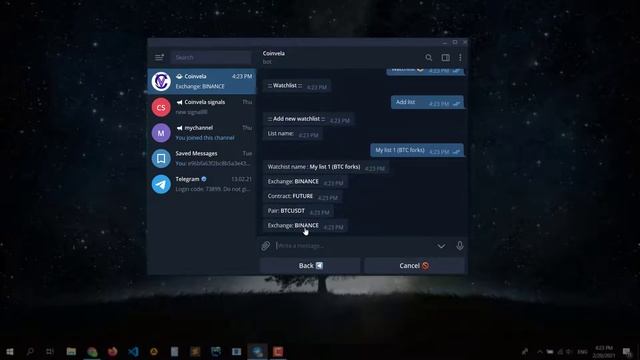 How to make a Watchlist of real-time crypto prices in Telegram (using Coinvela) смотреть онлайн