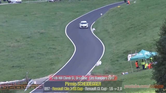 Renault Clio 3 RS Cup - Pirmin SCHEIDEGGER - HILL CLIMB - 2017 - St. Ursanne-les Rangiers