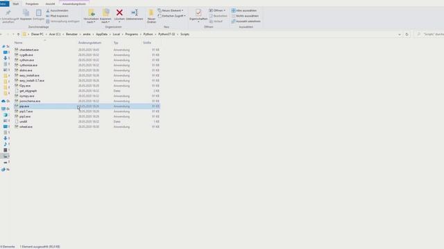 Der Befehl pip ist entweder falsch geschrieben oder konnte nicht gefunden werden | #Python смотреть онлайн