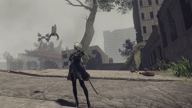 Nier: Automata city relax music смотреть онлайн