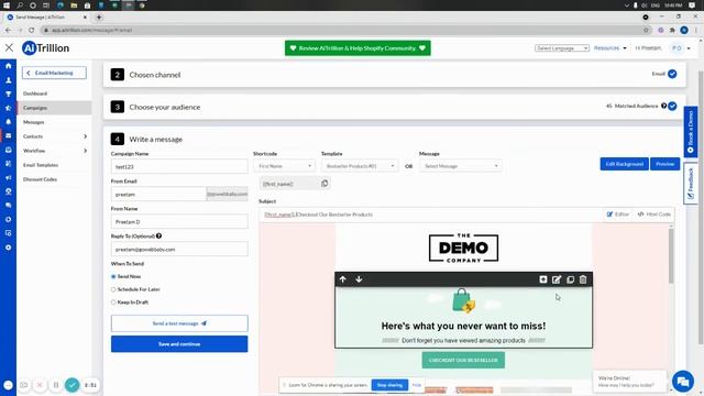 How to send your first email campaign on Shopify store смотреть онлайн