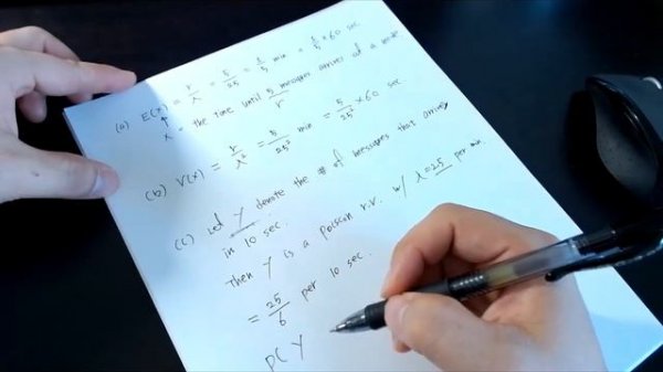 Statistics for Science and Engineering: Solving a Problem in Erlang Dist.