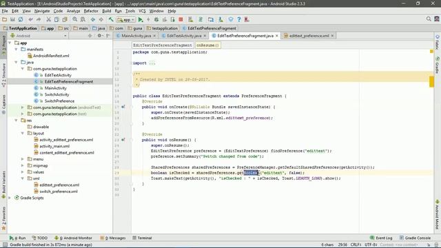 Simple example of EditTextPreference in Android смотреть онлайн