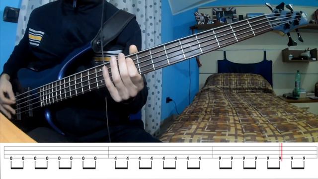 Paramore - All I Wanted (Bass cover & TABS) смотреть онлайн