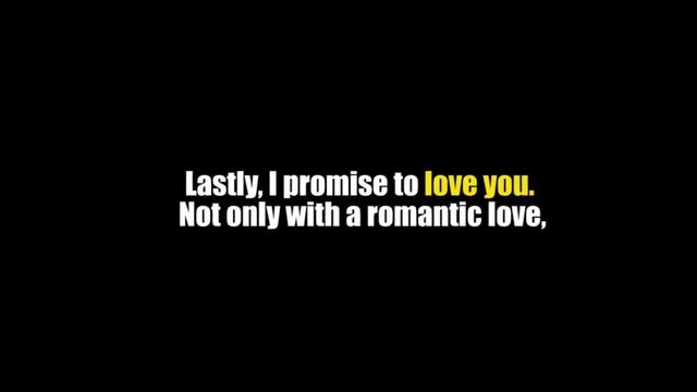 Sample Wedding Vow for the Groom смотреть онлайн