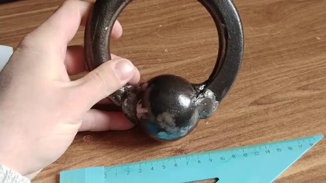 гиря 1.7 кг своими руками / homemade kettlebell 1.7 kg смотреть онлайн
