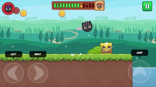 Red Ball 6 - Gameplay Walkthrough Part 3 - Black Panther Ball vs Boss Fights (iOS, Android) смотреть онлайн