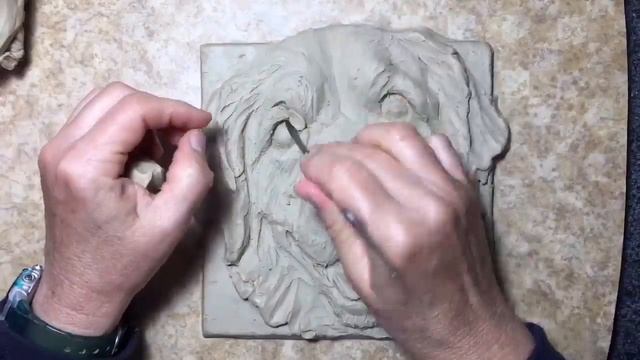 Muggins the Golden Retriever Bas-Relief Portrait | Sondra Alexander смотреть онлайн