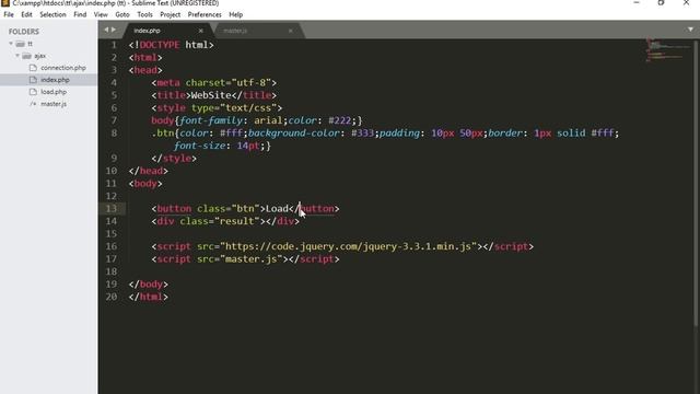 CARREGAR DADOS SEM REFRESH - AJAX(JQUERY, PHP, MYSQL) смотреть онлайн