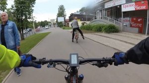 ЭЛЕКТРОВЕЛОСИПЕД BAFANG 750 W \ СИТУАЦИИ НА ДОРОГЕ # 4