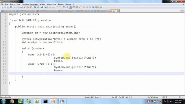 Part 6 Switch With Expression in Java Programming смотреть онлайн