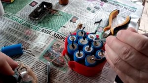 Замена батарей 22*42 мм в аккумуляторе шуруповёрта Makita