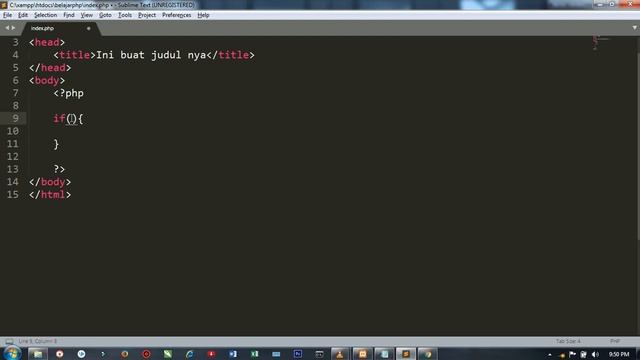 Belajar PHP #7 IF ELSE смотреть онлайн