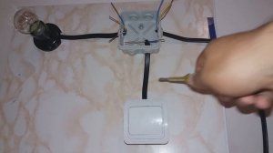 ✅Подключение одноклавишного выключателя