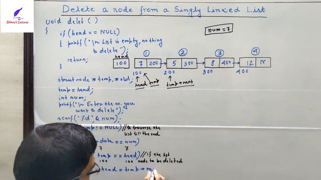 DSA_14 Delete an Existing Node from a Singly Linked List | Data Structures and Algorithms смотреть онлайн