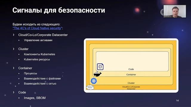 Kubernetes: Observability — важная часть Security смотреть онлайн