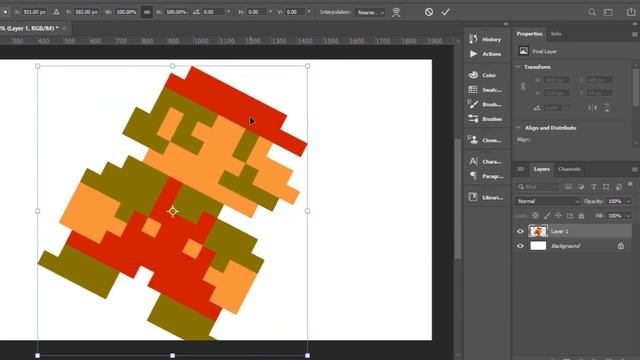 Photoshop: How to Scale Pixel Art смотреть онлайн