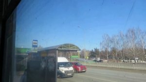 Поездка на трамвае 71-605 (КТМ-5М3) № 090 по маршруту №10 Набережные Челны. (06.04.2021)