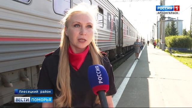 Работники железной дороги напомнили школьникам посёлка Обозерский о безопасности смотреть онлайн