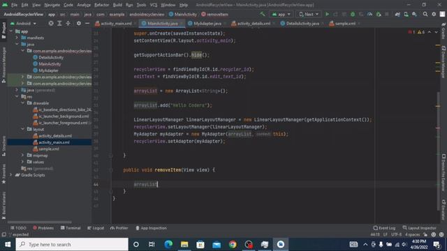Delete Item From RecyclerView || Android Studio Tutorials смотреть онлайн
