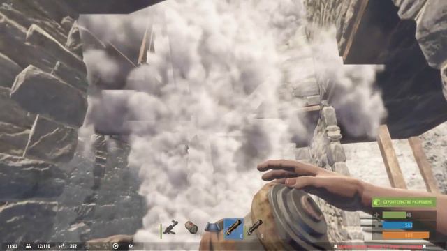 New Rust - Рейд клана WaHH, сделали сквозняк в доме. #91 смотреть онлайн