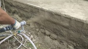 Торкрет, бюджетная установка по торкретированию на базе штукатурной станции