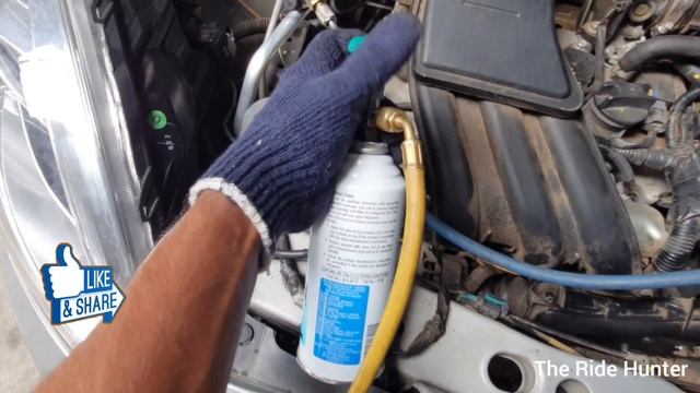 Car Ac Gas Refilling In Malayalam // How To Fill Gas In Car Ac