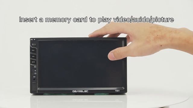 GEARELEC 7 Inch 2DIN Car MP5 Player 7001 Car Stereo Radio Bluetooth USB TF AUX-In TF FM Receiver смотреть онлайн