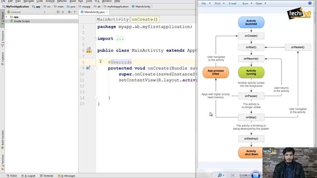 Lecture 05 - Activity LifeCycle | Android Development | AbuBakar | TechiLoft смотреть онлайн