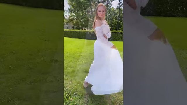 Белое платье в пол | Платье невесты смотреть онлайн