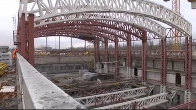 Строительство спорткомплекса в Симферополе смотреть онлайн