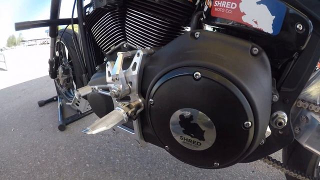The Updated Shred Sled; our 2018 Harley Davidson 128" Fatbob aka "The RaceBob" смотреть онлайн