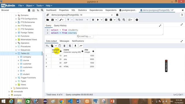 Lecture 20 The SQL inner join смотреть онлайн