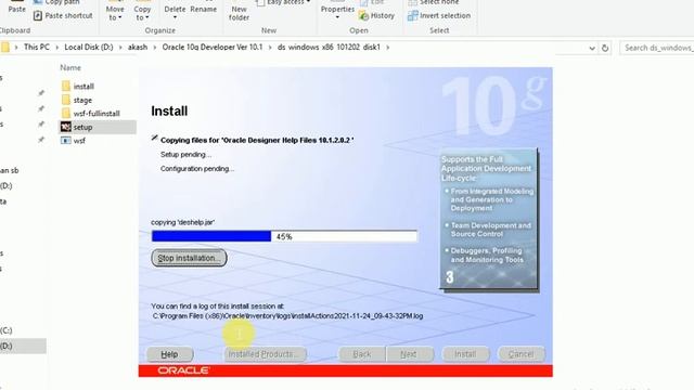 Oracle developer suite 10g | Dve Suit installation | Developolink смотреть онлайн