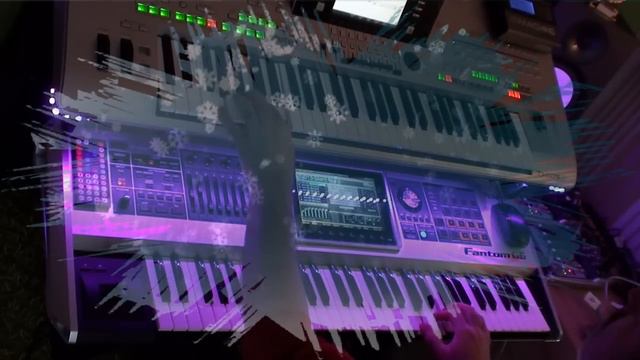 Silent Night Cover with Yamaha Tyros 3 and Roland Fantom G6 смотреть онлайн